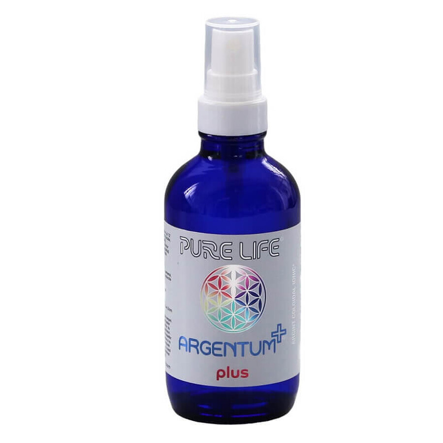 Argent ionique colloïdal Argentum+ plus, 120 ml, Pure Life