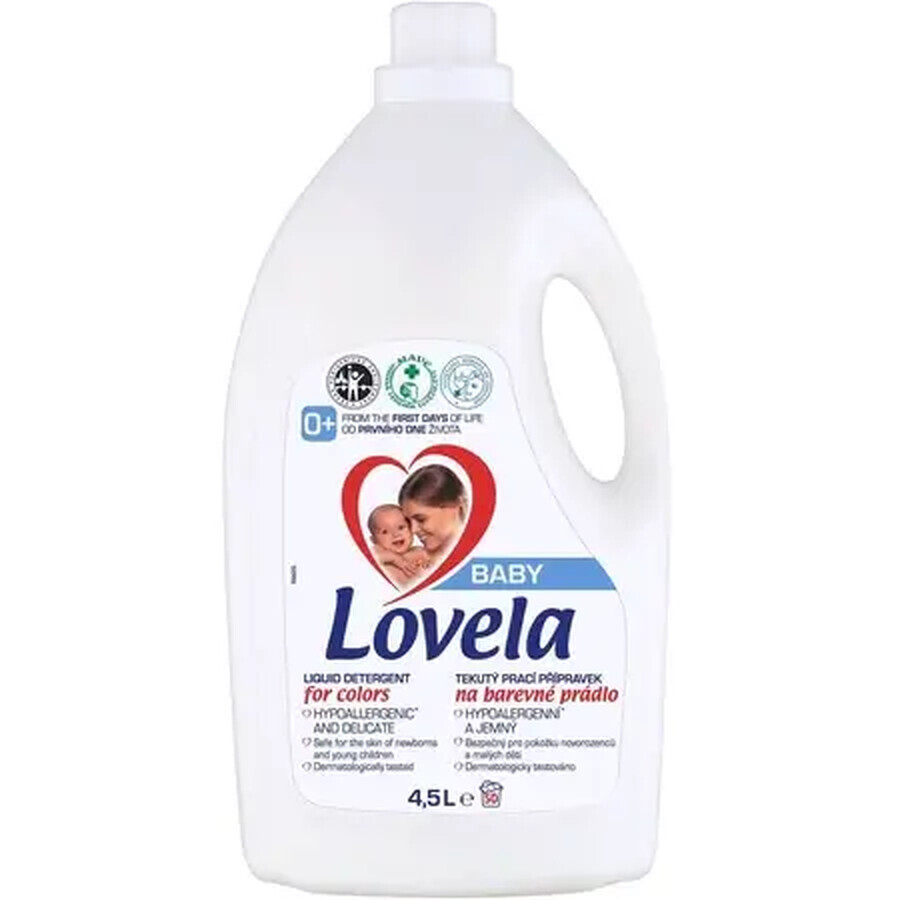 Vloeibaar wasmiddel voor gekleurde kleding, 4500 ml, Lovela Baby