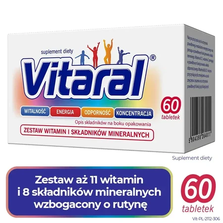 Vitaral, 60 comprimidos