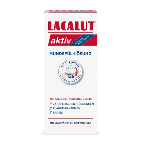 Lacalut Aktiv mouthwash, 300 ml CONTAMINATED PACKAGING
