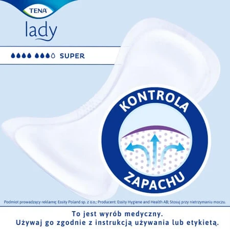 Tena Lady, speciaal maandverband, Super, 30 stuks