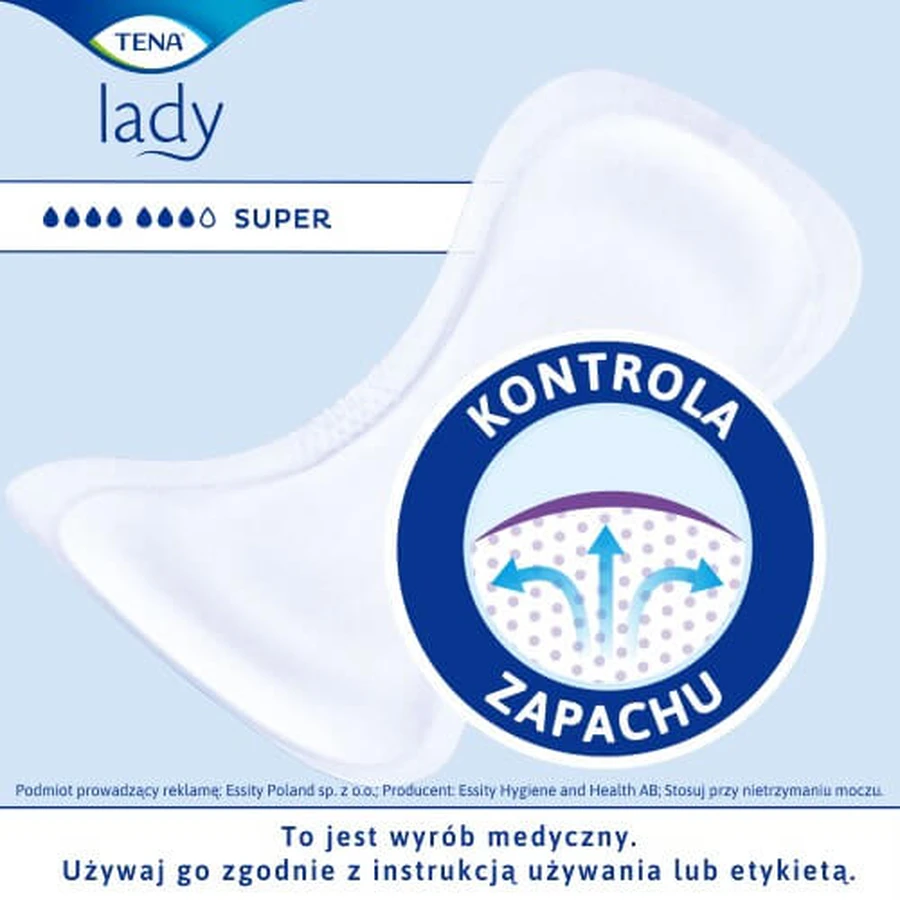 Tena Lady, speciaal maandverband, Super, 30 stuks
