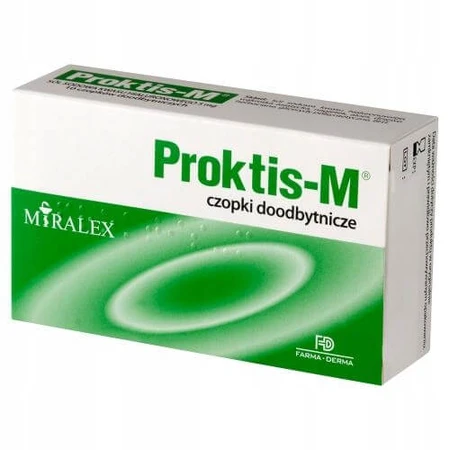 Proktis-M, rectale zetpillen, 10 stuks