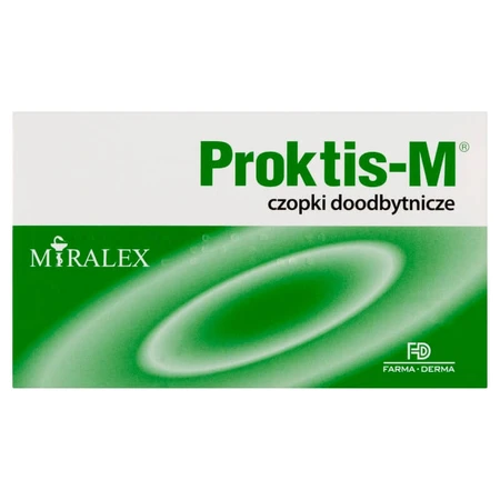 Proktis-M, rectale zetpillen, 10 stuks