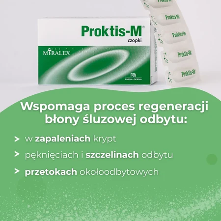 Proktis-M, rectale zetpillen, 10 stuks