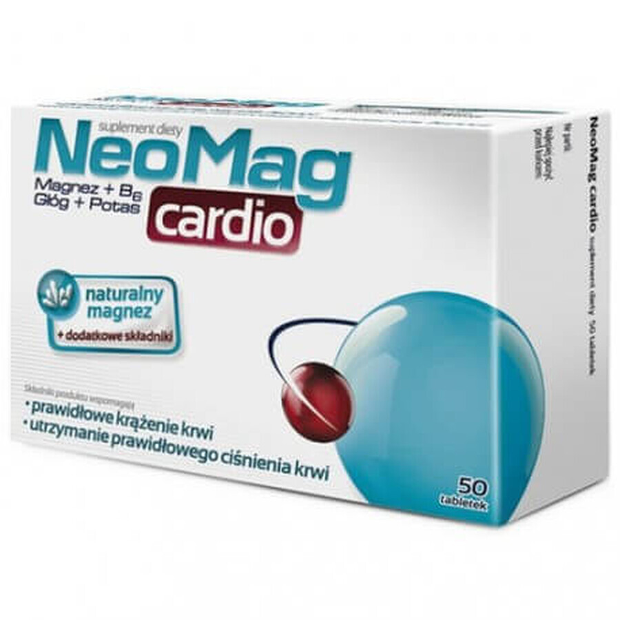 NeoMag Cardio, 50 tabletten