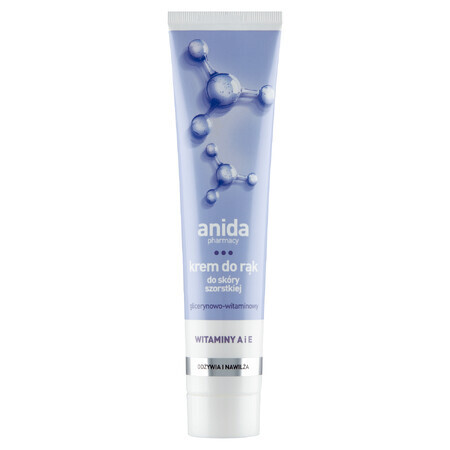 Anida, Hand cream for rough skin, glycerin-vitamin, 125 ml