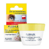 Flos-Lek, gel met dakraam en kamille voor oogleden en onder de ogen, 10 g