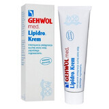 Gehwol med Lipidro, sterk hydraterende crème voor droge en gevoelige voeten, 20 ml