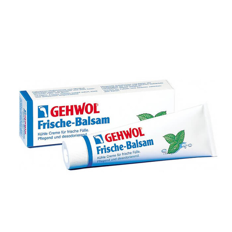 Gehwol Frische, baume pour les pieds rafraîchissant et rafraîchissant, 75 ml