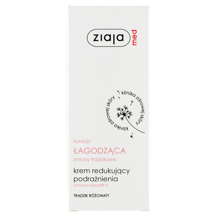 Ziaja Med Kuracja łagodząca, reizlindernde Creme gegen Rosazea, 50 ml