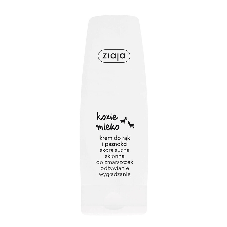 Ziaja Latte di Capra, Crema Mani e Unghie, Pelle Secca, 80ml