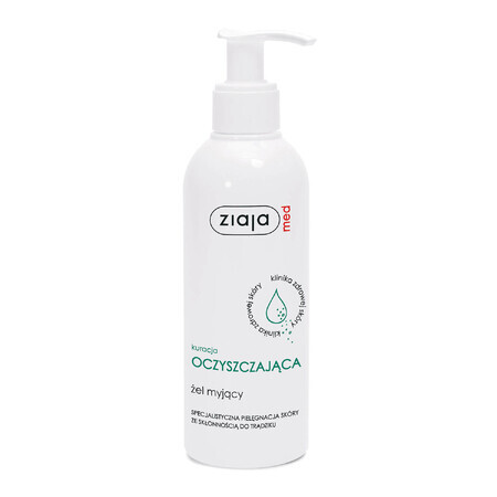 Ziaja Med Cleansing Treatment, gel nettoyant visage anti-acné, 200 ml