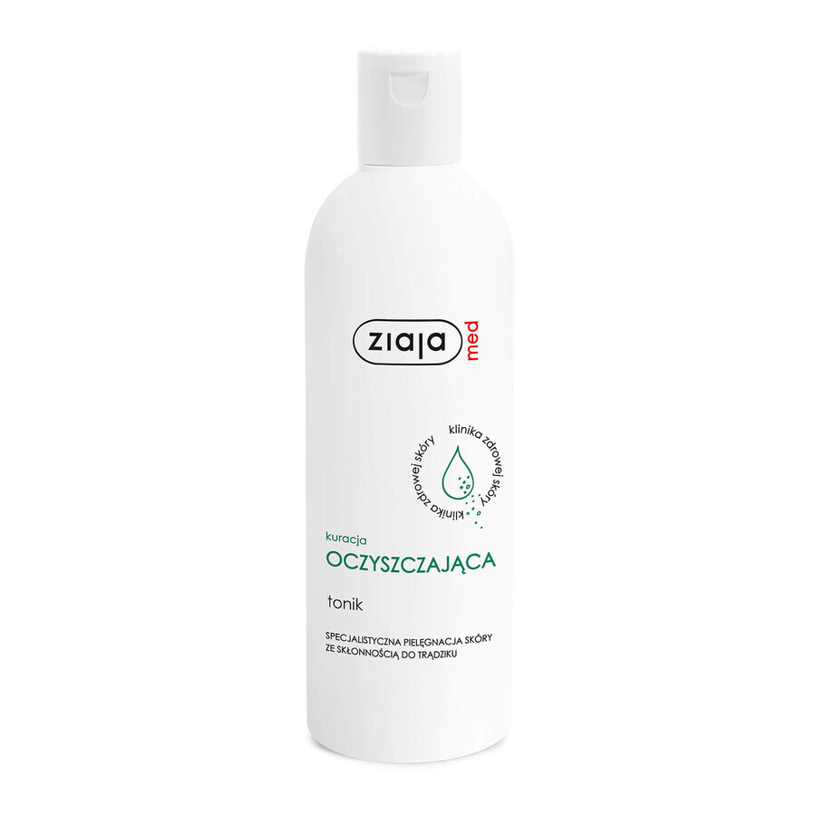 Tonico Purificante Antibatterico Ziaja Med, Trattamento Anti-Acne, 200ml