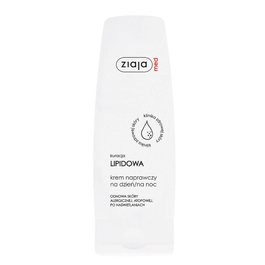 Ziaja Med Lipid Treatment, reparatiecrème voor dag en nacht, 80 ml