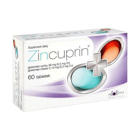 Zincuprin, 60 comprimate