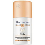 Pharmaceris F Coverage-Correction, fluid with fine coverage, 02 Sand, SPF 20, 30 ml