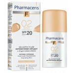 Pharmaceris F Coverage-Correction, fluid with fine coverage, 02 Sand, SPF 20, 30 ml