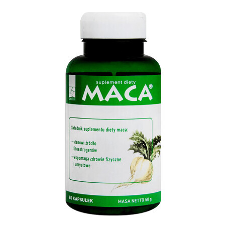 Maca, 80 capsules