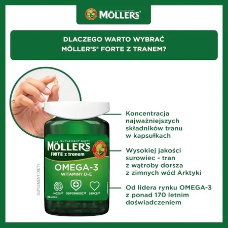 Möller's Fish Oil Forte Omega-3, 112 capsules