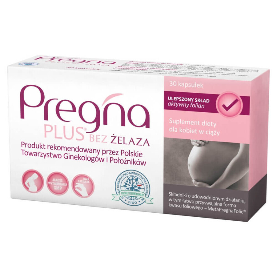 Pregna Plus, pour les femmes enceintes et allaitantes, 30 gélules