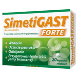 SimetiGast Forte 240 mg, 20 flexibele capsules