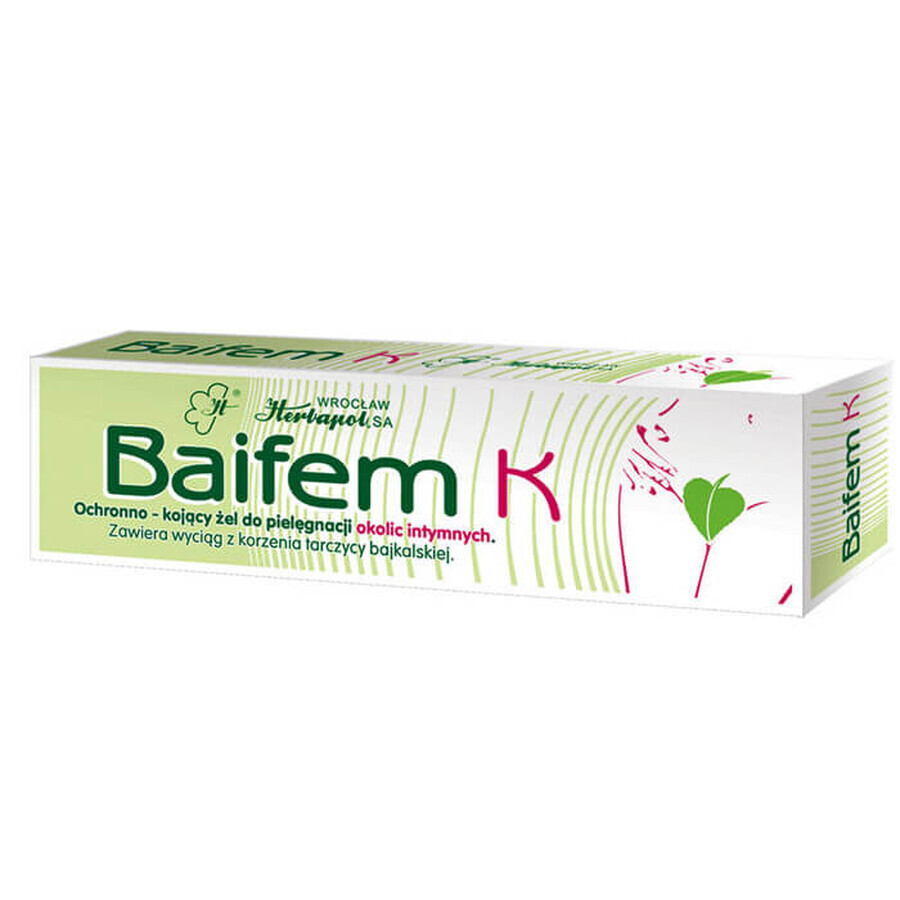 Baifem K, beschermende en verzachtende gel voor de verzorging van intieme zones, 40 g