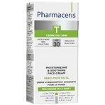 Pharmaceris T Sebo-Moistatic, crema facial hidratante y calmante, FPS 30, 50 ml