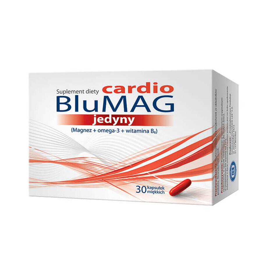 BluMag Cardio, de enige, 30 zachte capsules