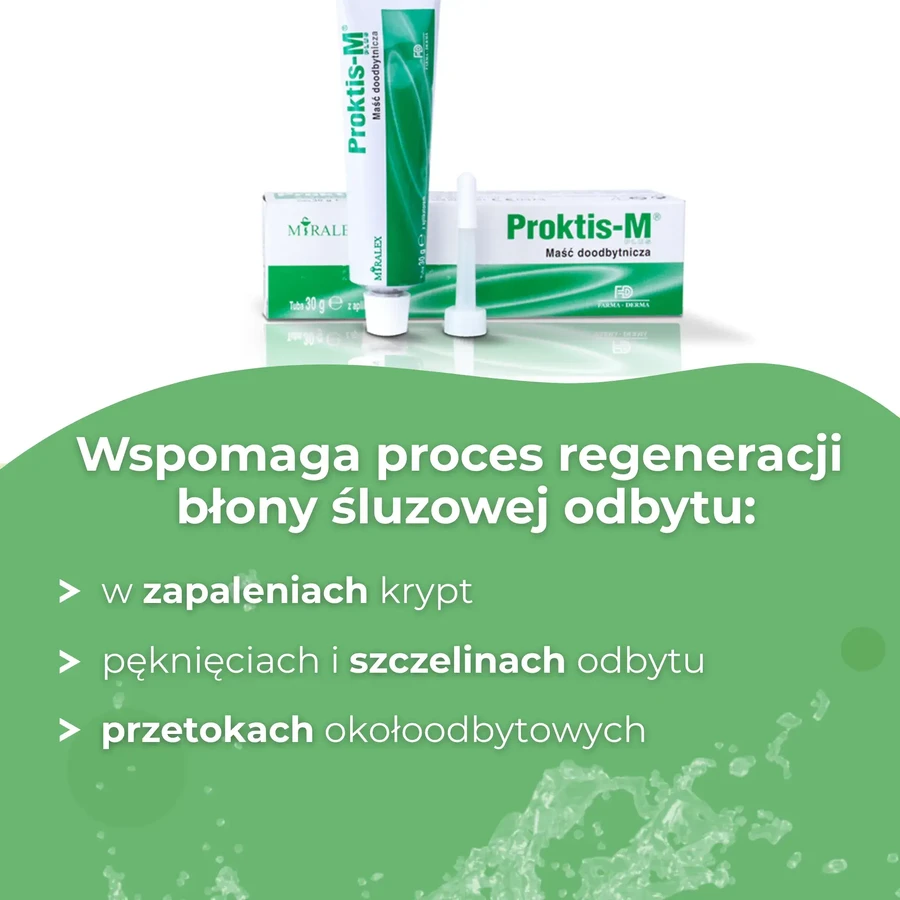 Proktis-M Plus rectal ointment, 30 g, Farma-Derma