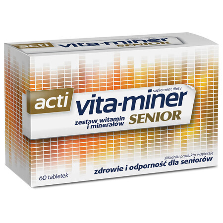 Acti Vita-miner Senior, 60 comprimate