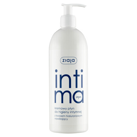 Ziaja Intima, Lichid cremos pentru igiena intimă cu acid hialuronic, hidratant, 500 ml