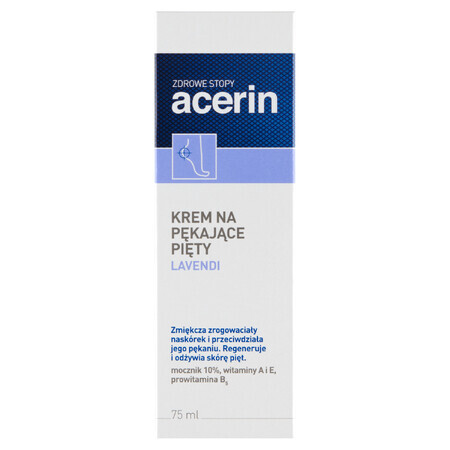 Acerin Lavendi, crème pour les pieds pour talons craquelés, 75 ml