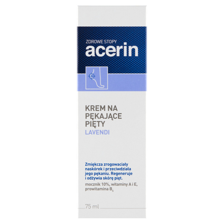 Acerin Lavendi, crème pour les pieds pour talons craquelés, 75 ml