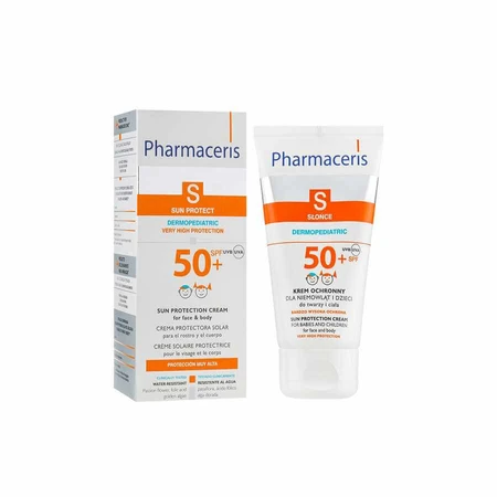 Pharmaceris S Sonnenschutzcreme für Kinder ab 6 Monate SPF 50+, 125 ml