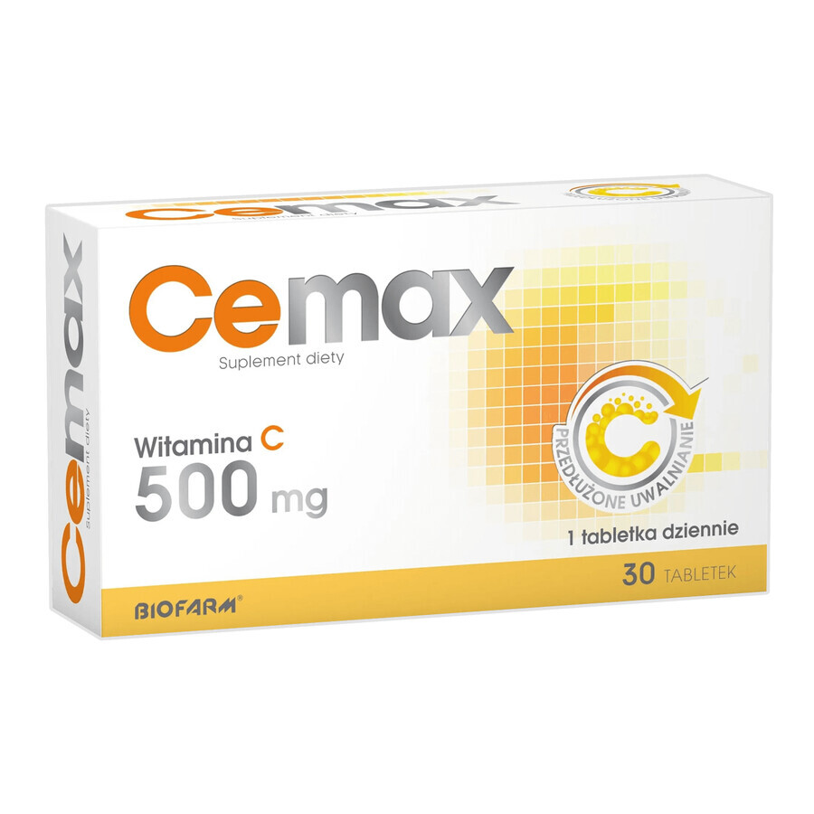 CeMax 500 mg, 30 comprimés à libération prolongée