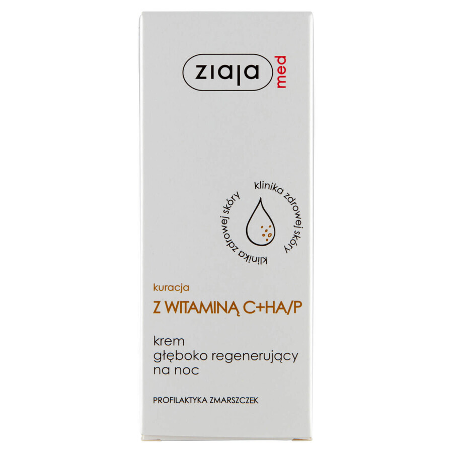 Ziaja Med Wrinkle Profession, tiefenregenerierende Nachtcreme, 50 ml.