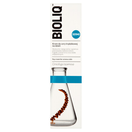 Bioliq Dermo, crème de jour pour peaux acnéiques, 50 ml