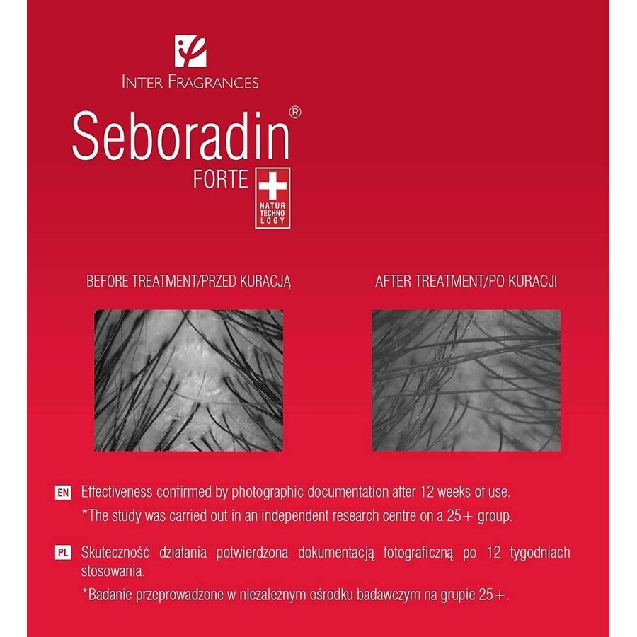 Seboradin Forte, behandeling tegen haaruitval, 5,5 ml x 14 ampullen