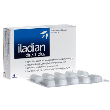 Iladian Direct Plus, 10 comprimés vaginaux