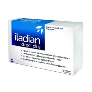 Iladian Direct Plus, 10 vaginal tablets, Aflofarm