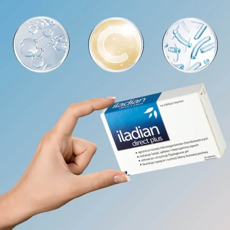 Iladian Direct Plus, 10 vaginal tablets, Aflofarm