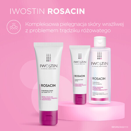 Iwostin Rosacin, verzachtende dagcrème, gevoelige huid met rosacea, SPF 15, 40 ml