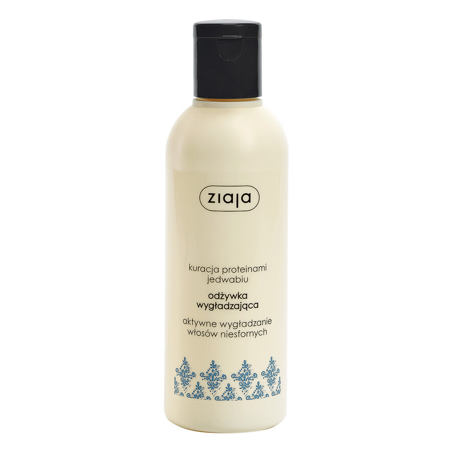 Ziaja, gladmakende conditioner voor weerbarstig haar, zijdeproteïnen, 200 ml