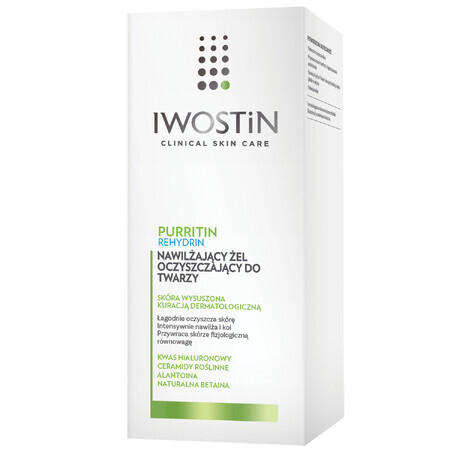 Iwostin Purritin Rehydrin, hydraterende gezichtswasgel, 150 ml