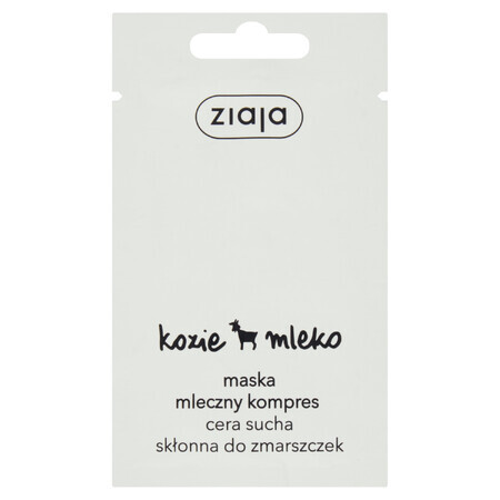 Ziaja Geitenmelk, gezichtsmasker, droge huid, 7 ml