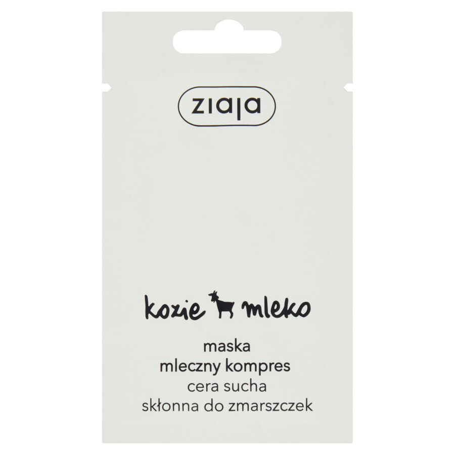 Ziaja Goat Milk, masque visage, peau sèche, 7 ml