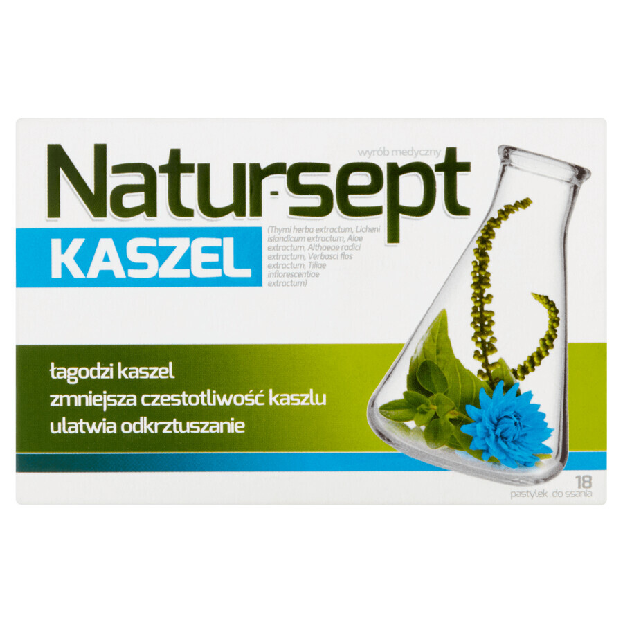 Natursept Cough, 18 pastile