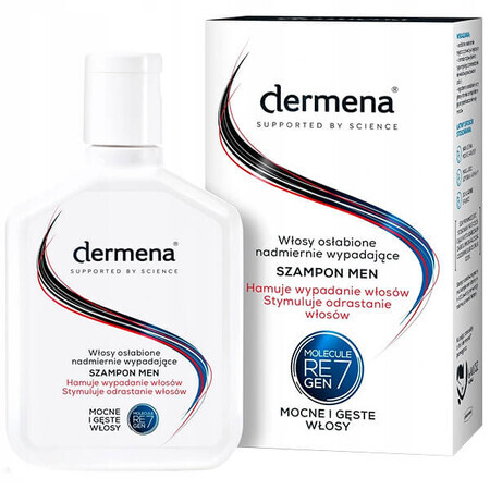 Dermena Hair Care Men, shampooing contre la chute des cheveux, 200 ml