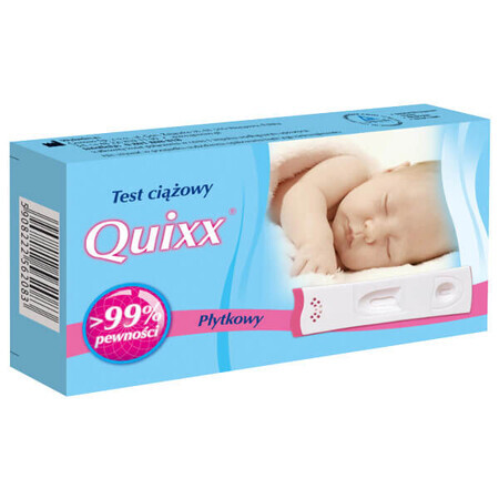 Quixx, hCG-zwangerschapstest, gevoelig 25mIU/ml, 1 stuk